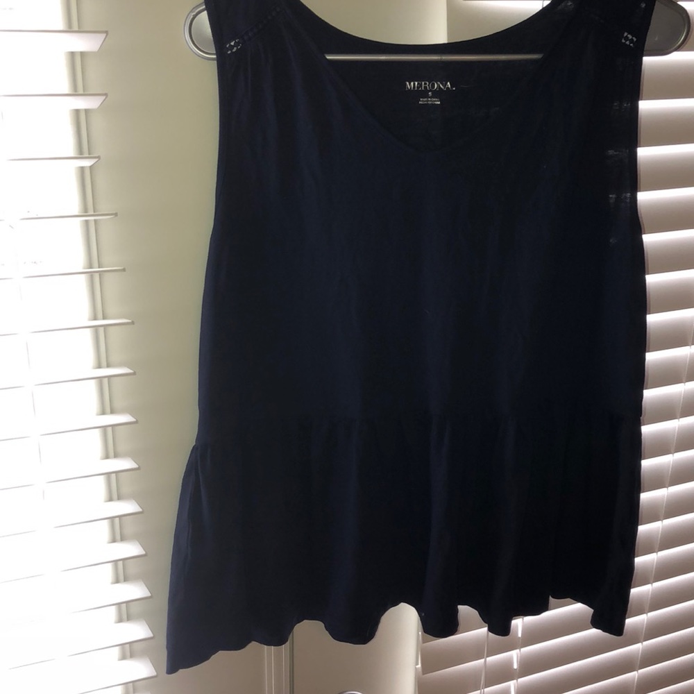 Blue tank top